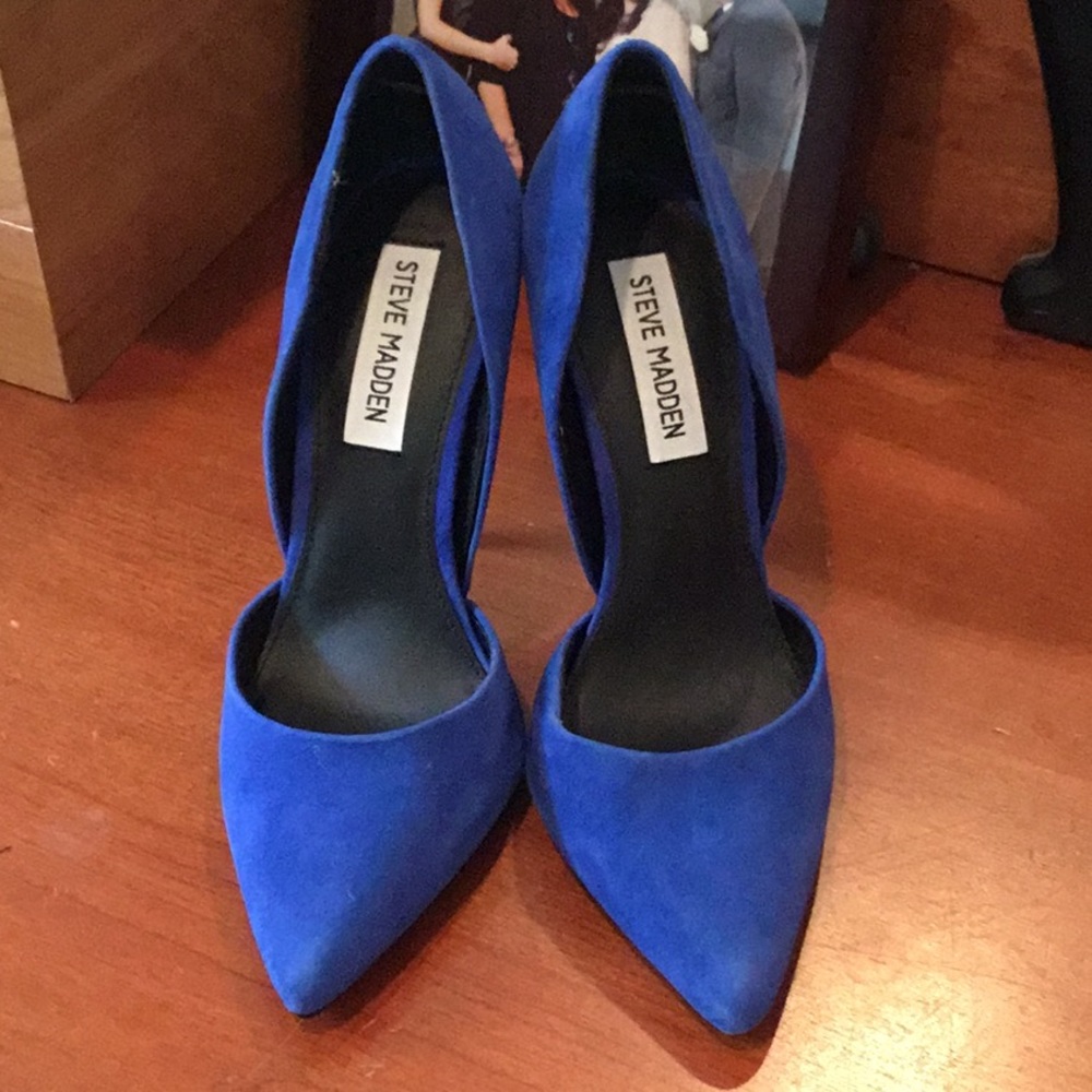 Steve Madden brand new royal blue High heels